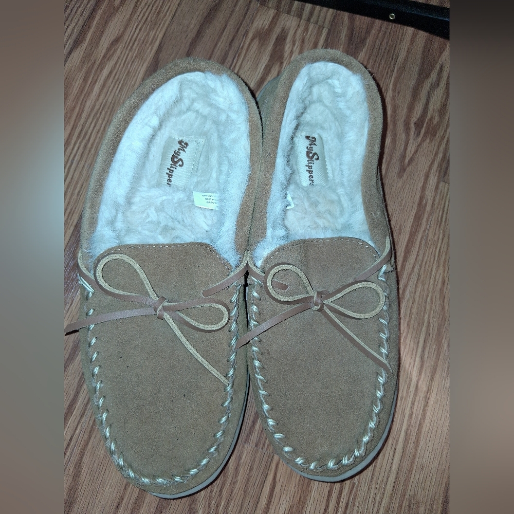 MySperry Tan Suede Loafers